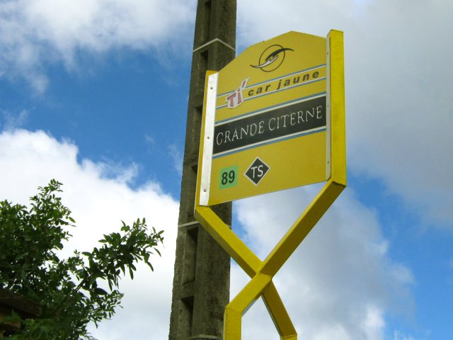 On peut partir de n'importe où mais ce panneau sert de repère