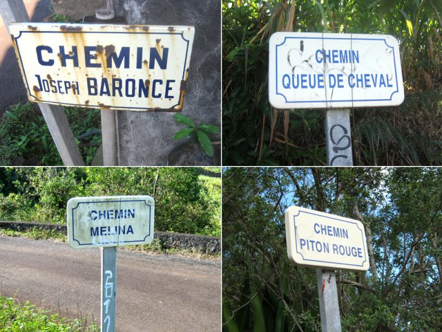 Inutile de chercher la balises, les panneaux suffisent