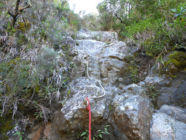 On pourrait croire à de l'alpinisme mais c'est encore de la randonnée