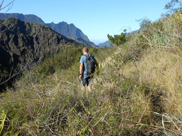 Le sentier reste toujours visible