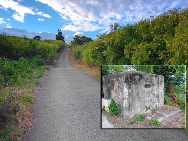 La montée, assez forte par moments, commence près de la citerne de 1906
