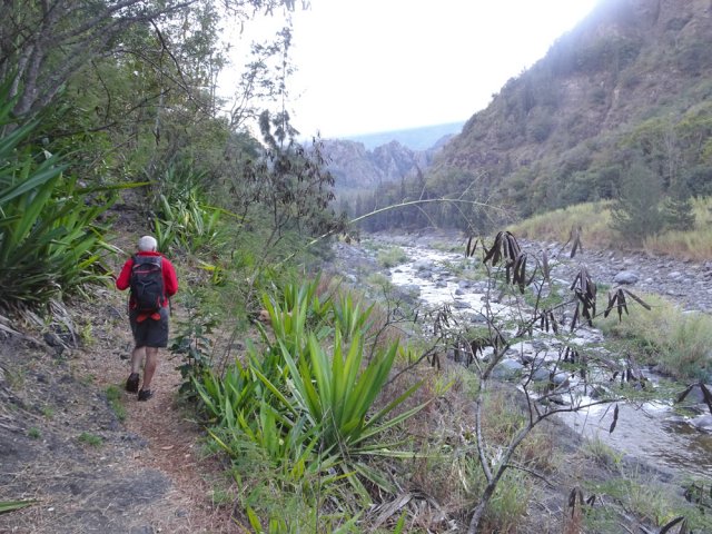 Le sentier longe le Grand Bras de Cilaos jusqu'au Bras de Saint-Paul