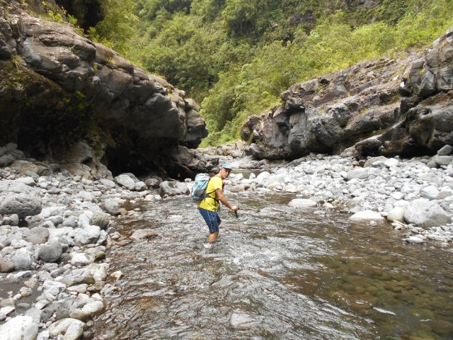 On a rarement de l'eau au-dessus du genou