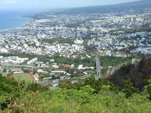 Point de vue sur Saint-Denis depuis la Vigie