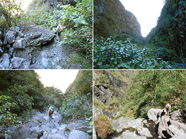 Quelques idées de la marche en suivant le cours d'eau