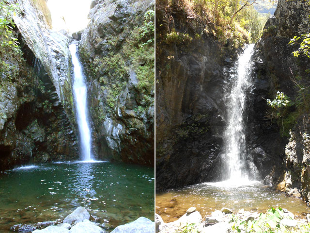 Deux cascades un peu plus hautes que les autres