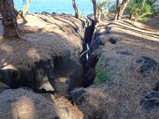 Attention à certaines fissures au retour, un peu avant la fin du circuit