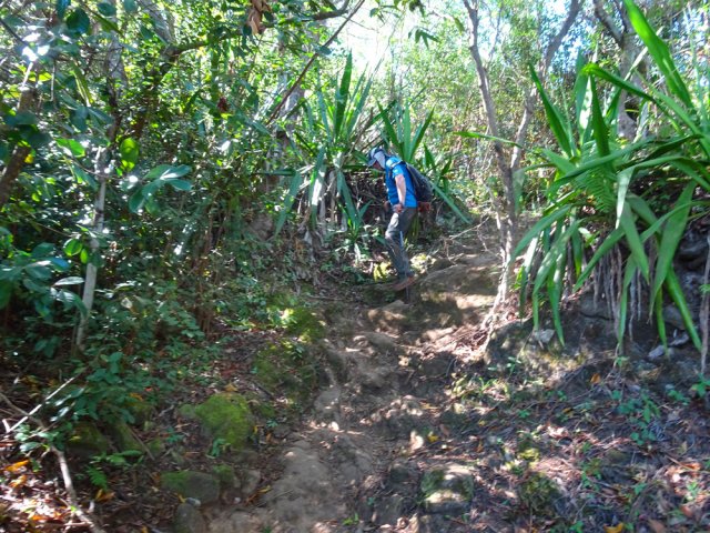 Quelques fortes mais courtes pentes à négocier calmement