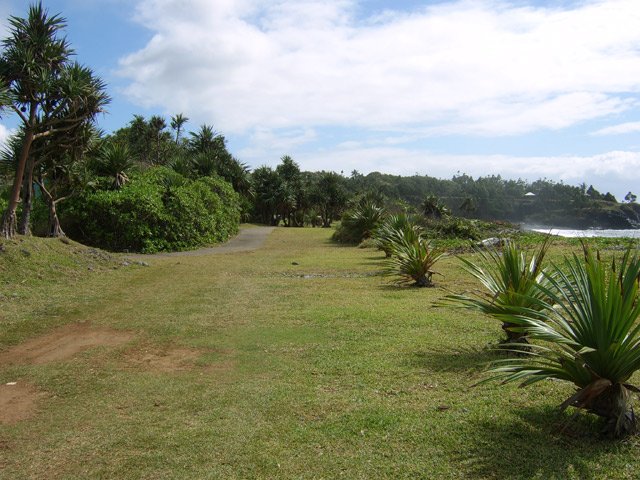 On alterne petites routes et bord de mer sur pelouse