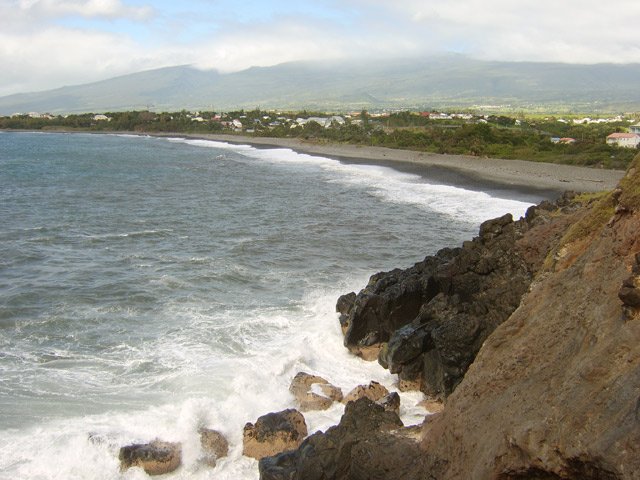 Une des rares portions rocheuses de la randonnée