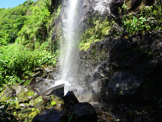 Possibilité de s'approcher assez facilement de deux cascades