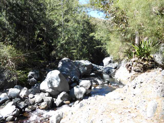 Le gué sur le Bras de Saint-Paul