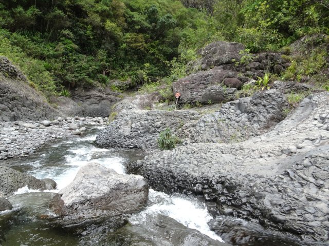 Début du sentier ou fin dans le cas de cette fiche