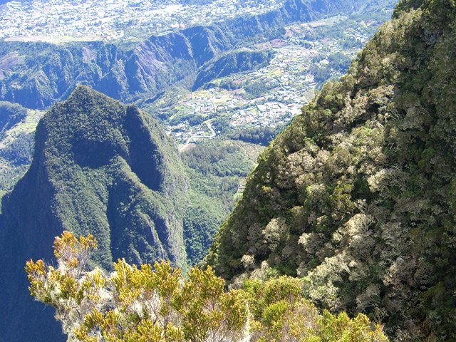 De la grande échelle, on a l'impression de dominer le Bonnet de Prêtre