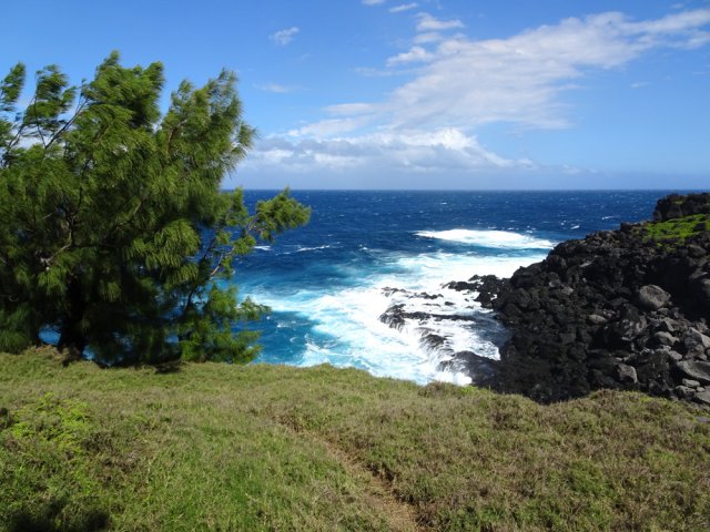 Un endroit battu des vagues prisé des pêcheurs