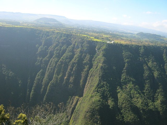 Par beau temps, on voit jusqu'à la Fournaise