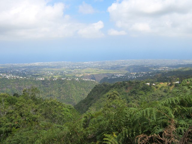 On a souvent des panoramas jusqu'à l'océan