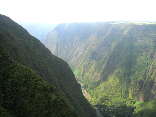 La Vallée du Bras de la Plaine en direction de Grand Bassin