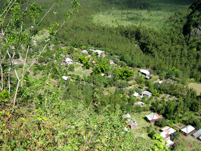 Vue sur Roche Plate depuis l'Ilet Tommy (point de vue)