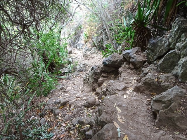 Forte descente sitôt la case dépassée