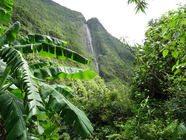 On s'approche doucement de la haute chute