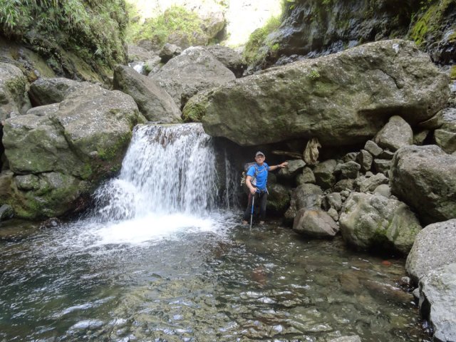 Petite cascade en fin de montée