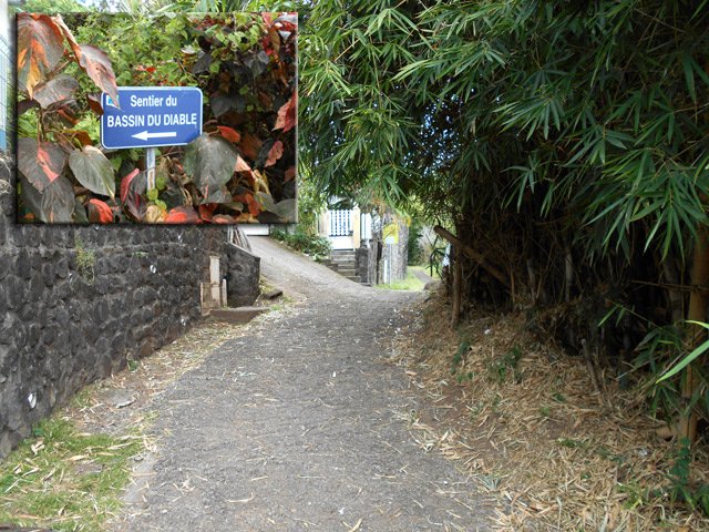 Le tout début de la boucle, juste après la pancarte