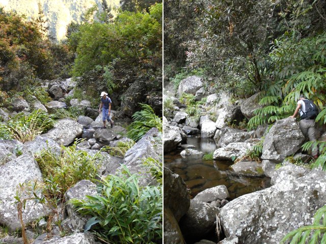Aucun problème particulier pour le remontée jusqu'au bassin