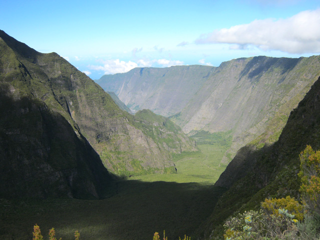 L'arrivée à la grandiose Vallée des Remparts