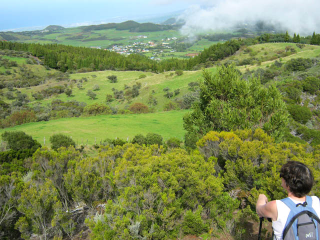 La descente près des Trous Blancs, en fin de parcours.