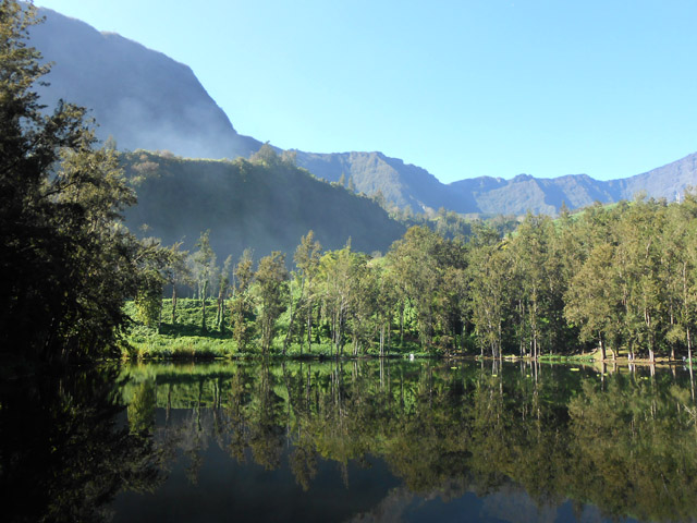 L'arrivée à la Mare à Poule d'Eau