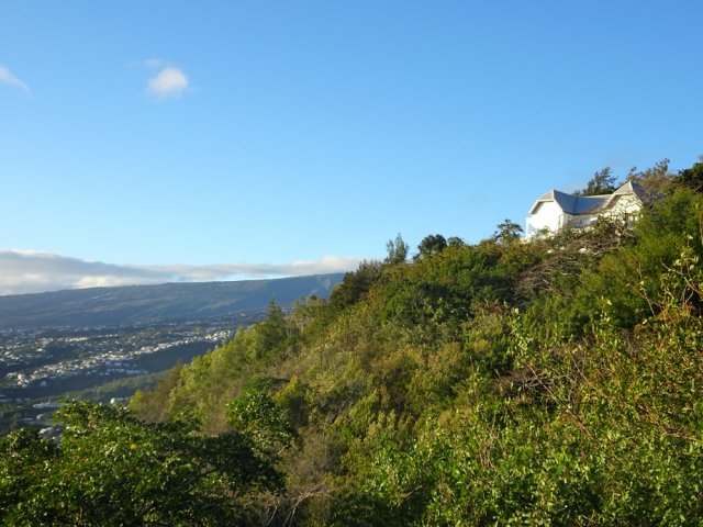 La grande case blanche, la mieux placée pour les panoramas
