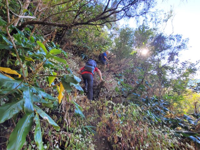 Quelques passages en corniche demandent plus d'attention