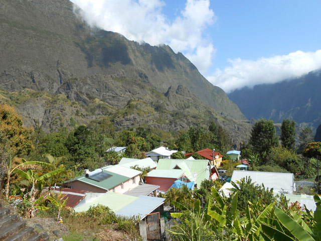 Un coin de Palmiste Rouge durant la montée