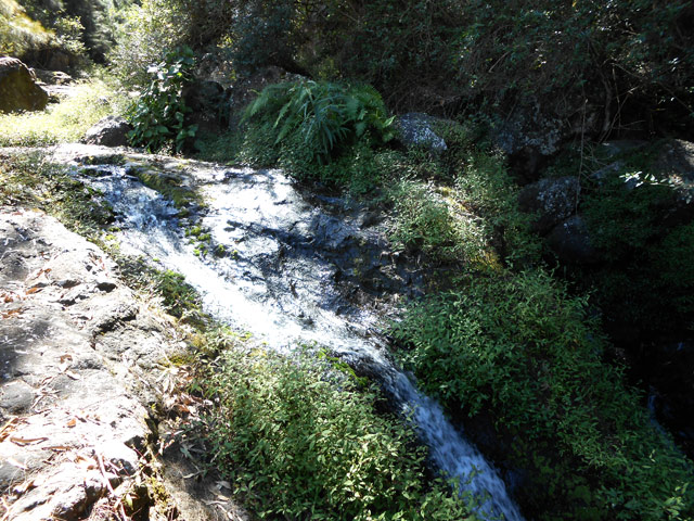 Double longue cascade en début de boucle