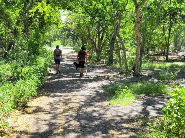 Peu importe la piste que l'on choisit pour se rapprocher du parking