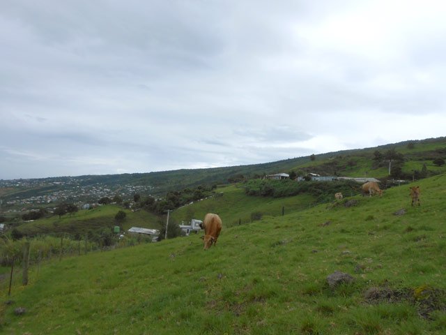 Arrivée par le Chemin de la Source à la Pente Maingard