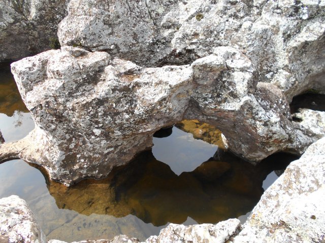 La Grande Ravine et ses dizaine d'affluents sont de véritables dentelles de roche