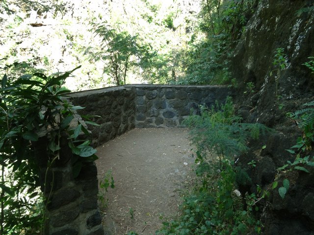 Le belvédère d'observation du bassin