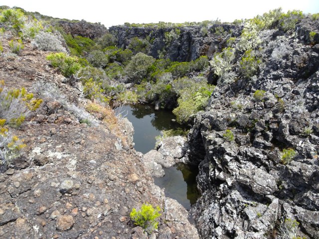 Le canyon s'élargit régulièrement