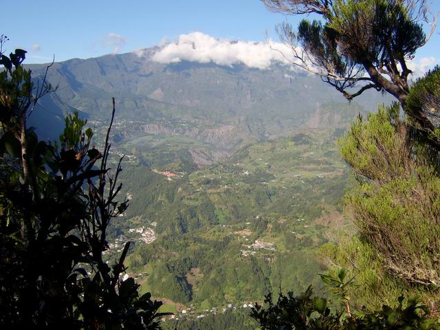 Une des fenêtres naturelles donnant sur le Cirque de Salazie