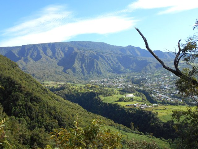 Point de vue sur les Makes et la Ravine de Bellevue