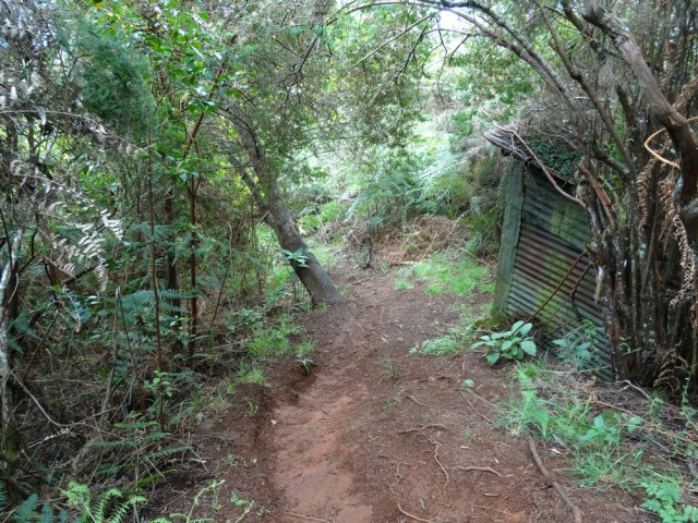 Passage près de la deuxième case en ruine