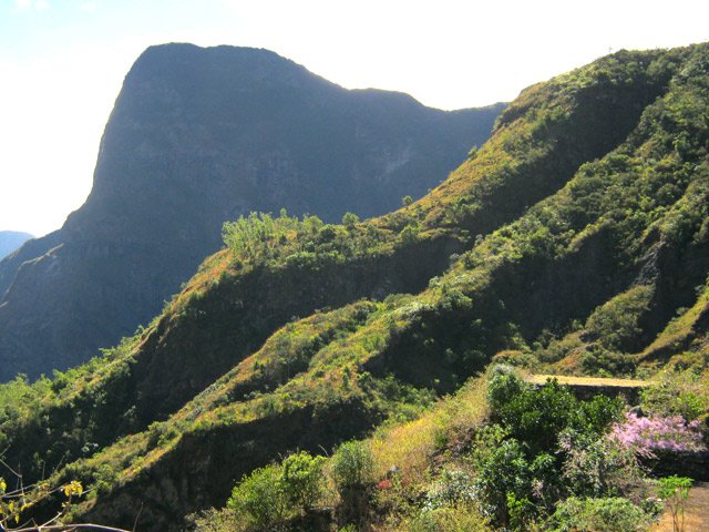 Vue sur le Calumet à l'approche de Roche Plate