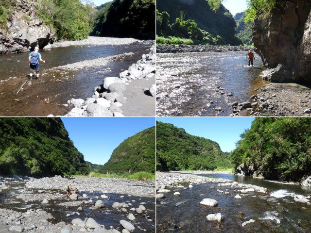 On arrête très vite de compter les traversées les pieds dans l'eau