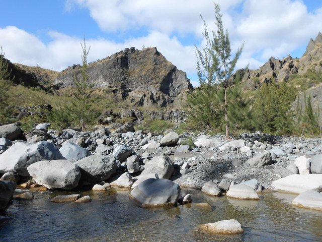 Une bonne idée du fond du Bras Rouge qui se descend assez facilement