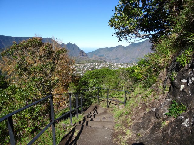 Les rambardes protègent durant la montée