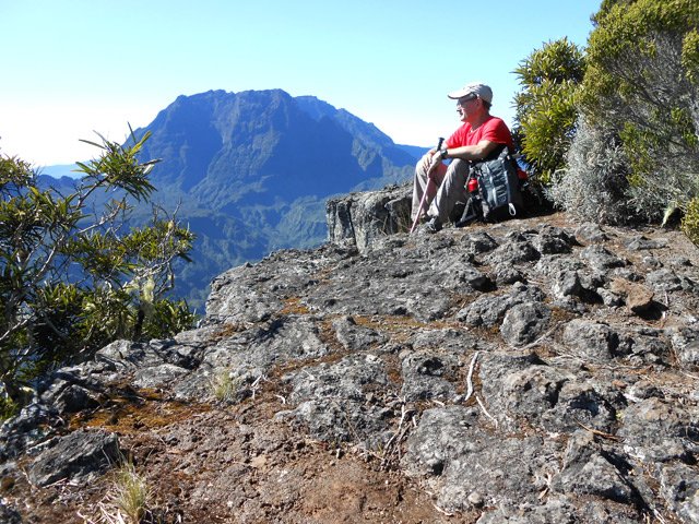 Repos pour profiter du paysage. Attention aux failles