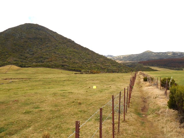 L'arrivée au pied du Piton Rouge