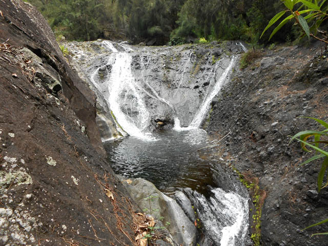 Chutes et bassins se succèdent sur 3 ou 400 mètres